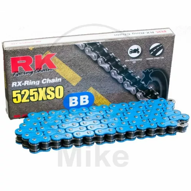 RK X-Ring Bleu 525XSO/108 Chaîne Rivet pour Honda 500 GB Tt 1989-1990