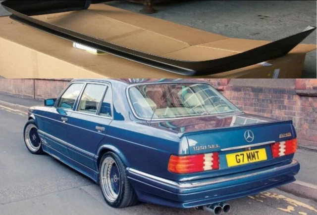 Benz Rear Boxy MERCEDES BENZ W126 AMG Rear Bumper Valance (add) GEN2 Kit £260.00 ...