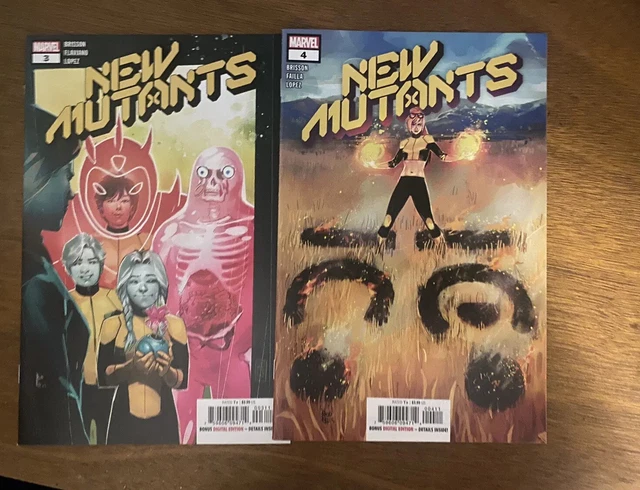 New Mutants Vol 4 3 + 4 Marvel (2020) (Dawn Of X Tie-In)