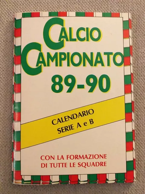 Calendario da tasca Calcio 1970-1971 Serie A e Serie B Viamal R503 ^