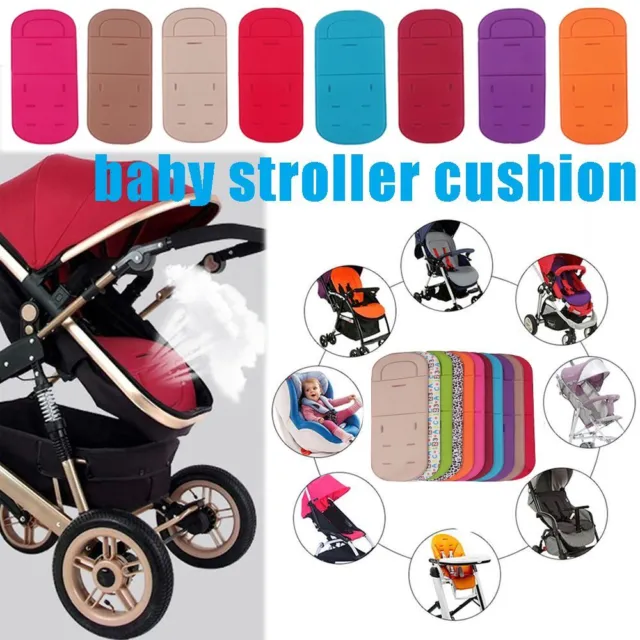 1pc Buggy Pushchair Pram Car Seat Liner Mat Cotton Baby Stroller Seat Cushion