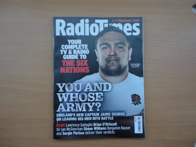 Radio Times Magazine 2024 (04) February England Six Nations Rugby