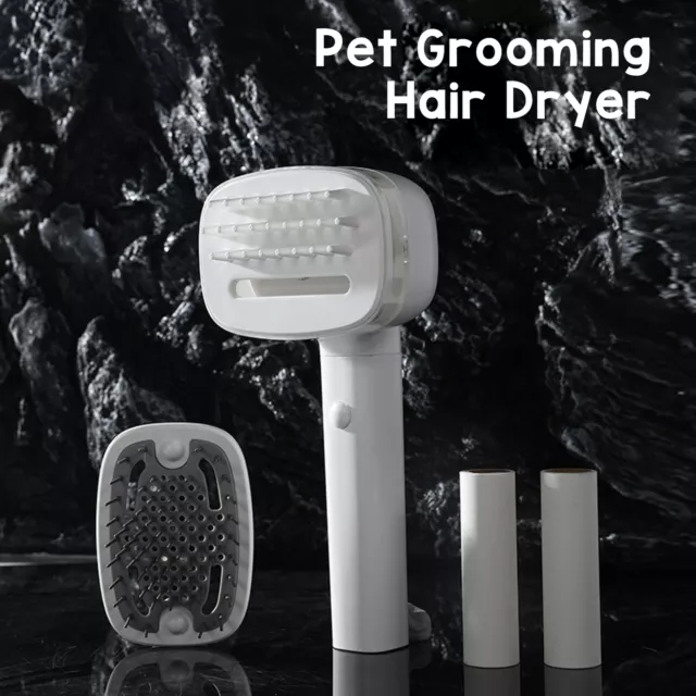 2 In 1 Pet Hair Dryer Dog Grooming Blow Speed Hairdryer Blower Heater Adjust
