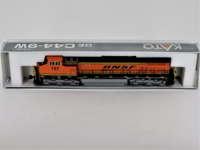 Kato N-Scale GE C44-9W Engine #727 Item #176-3509 DCC Ready BNSF Swoosh