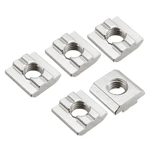 Slide in T-Nut, M8 Threaded for 3030 Series Aluminum Extrusions Profil...