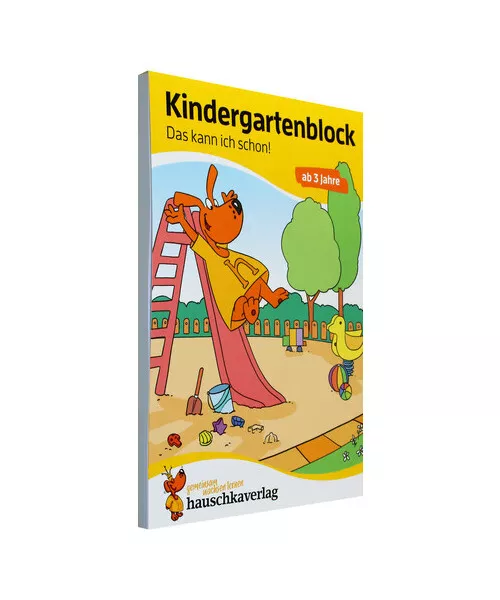 Kindergartenblock ab 3 Jahre - Das kann ich schon!: Bunter Rätselblock - Sinnvo