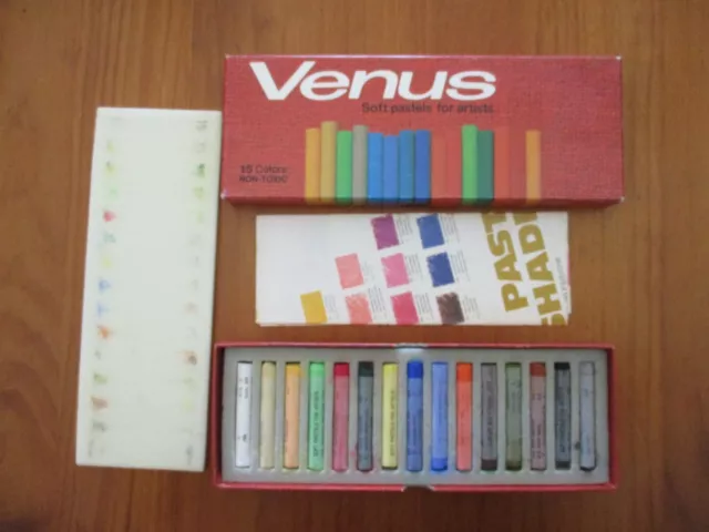 Venus Soft Pastels For Artists Boxed Painting Drawing Pen Crayons Colours