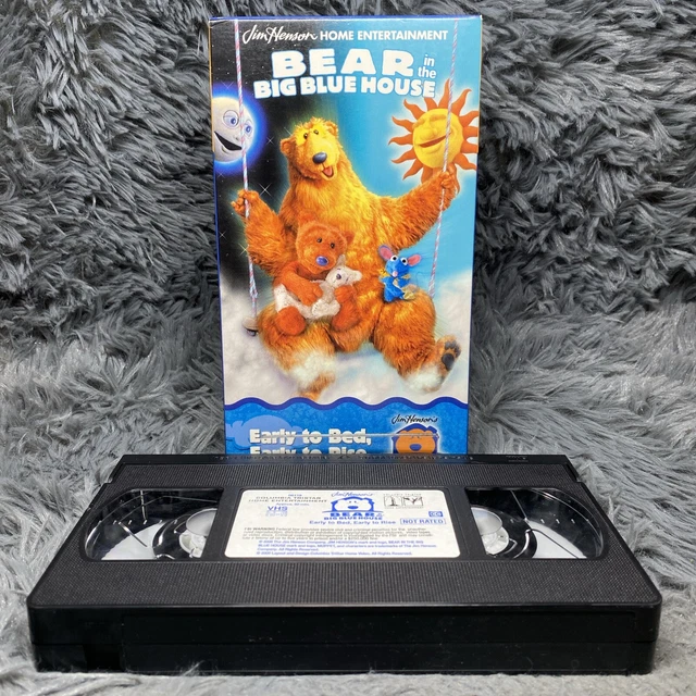 BEAR IN THE Big Blue House Early to Bed Early to Rise VHS 2001 Jim ...