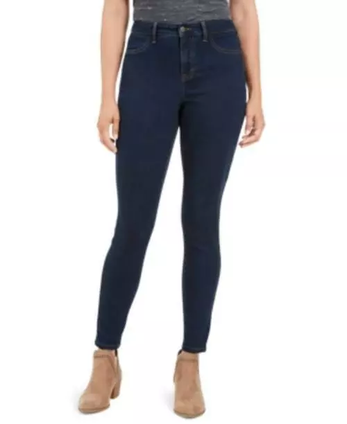 MSRP $49 Style & Co High Rise Curvy-Fit Jeggings Blue Size 2