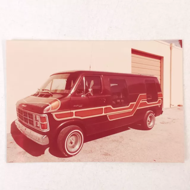 Lot of 8 Vintage 1970's DODGE VAN 200 Custom Conversion Real Photographs Kodak