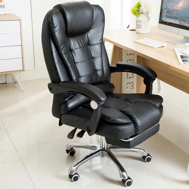 Chaise de Bureau massage Fauteuil de Bureau siège de bureau & Repose-Pieds