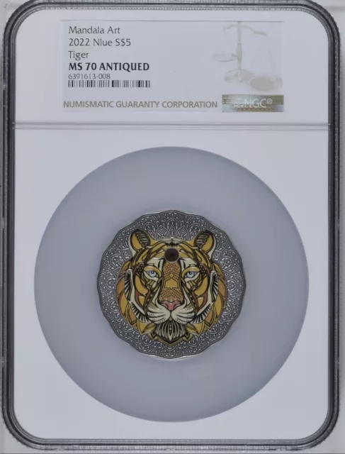 Anubis Gods Of Anger 2019 2Oz Ultra High Relief Silver Coin Niue Ngc Ms70