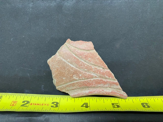 Puerto Rico, Pre-1500s, PRE-COLOMBIAN Taino, Small SHARD / Fragmento, Barro