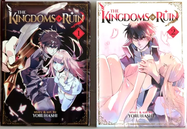 The Kingdoms Of Ruin Vol 1-2 Manga Lot, 2020, Yoruhashi, Seven Seas