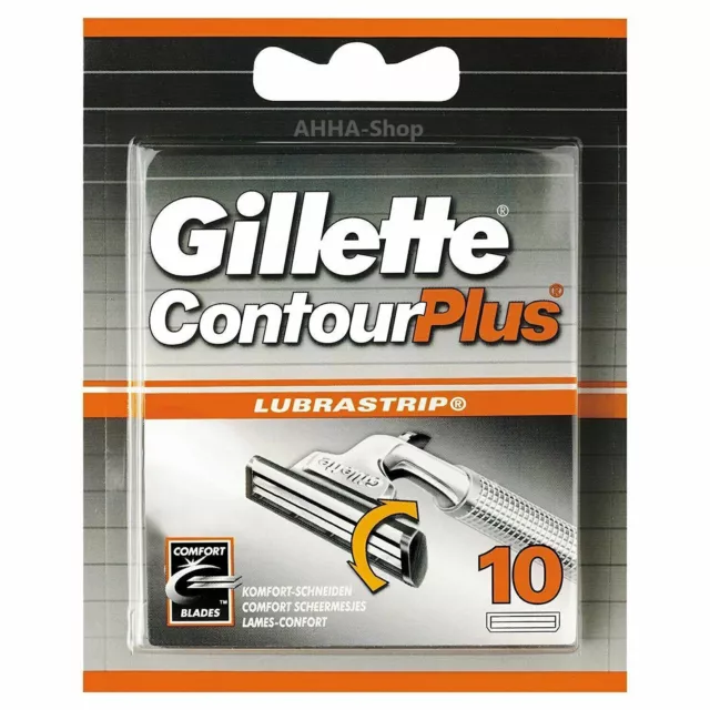 Gillette Contour Plus Rasierklingen, neu und OVP, 10 Stück