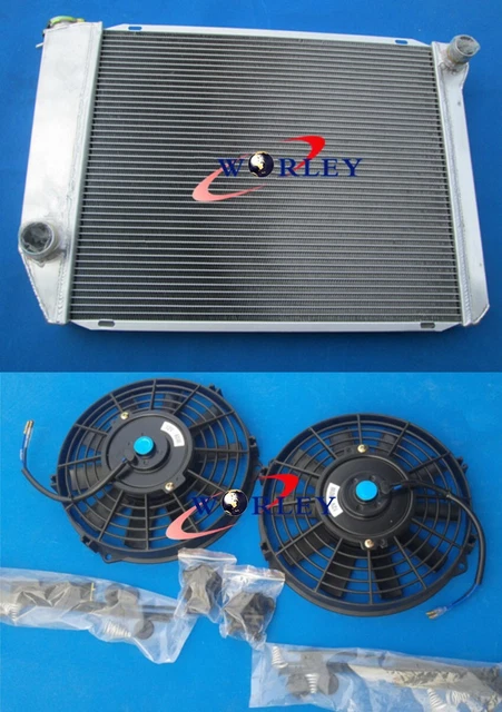 RADIATOR +FAN FOR FORD FALCON XA/XB/XC/XD/XE FAIRMONT CLEVELAND 302/351 ...