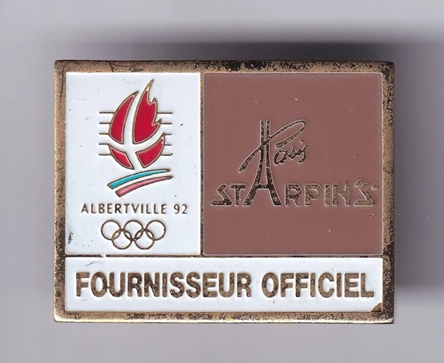 Pin's Rare JO Albertville 92 - Station Pralognan ~24 - Sport D'occasion