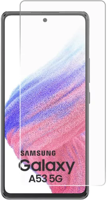 For Samsung Galaxy A53 5G HD Clear 9H Guard Tempered Glass Screen Protector