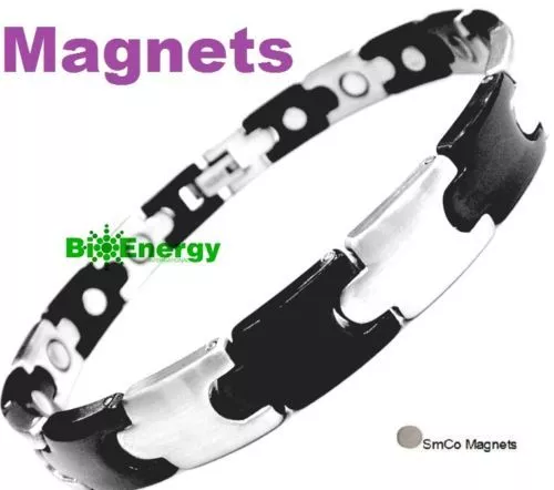 Magnétique Power Energy Santé Bracelet Bio Brassard brassard arthrite Titane