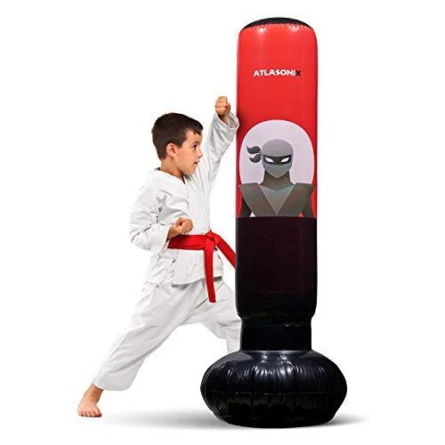 Punching Bag for 8-12 Inflatable Punching Bag for 3-8 Years Karate Gifts for ...