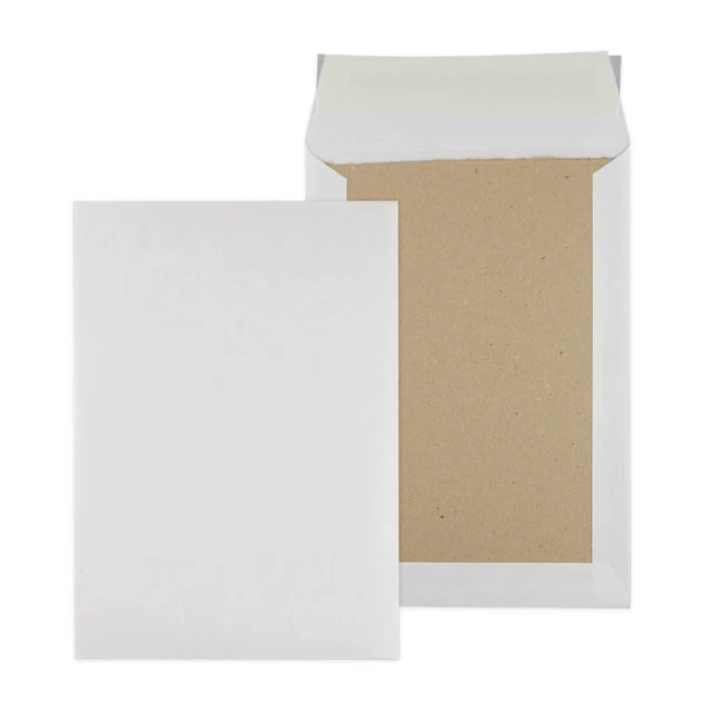 250 borse per parete posteriore in cartone borse per spedizione bianche DIN B5 176x250 mm 103421