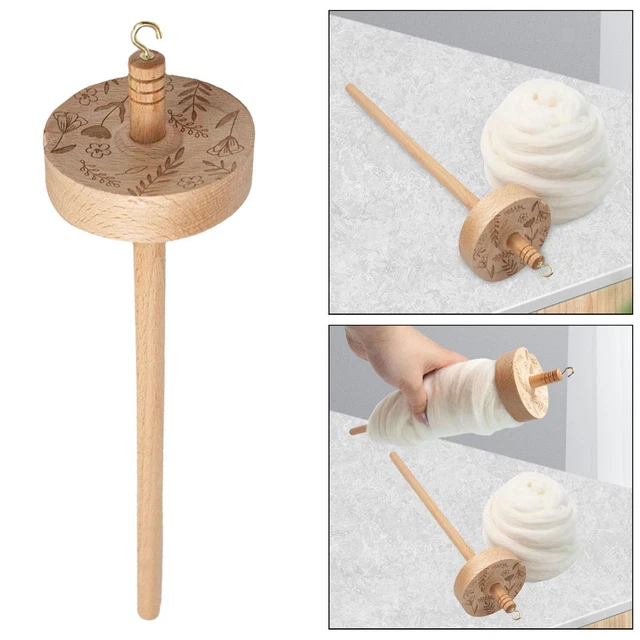 Husillos hechos a mano Top Whorl Drop Spindle Sewing Crafts fáciles de usar