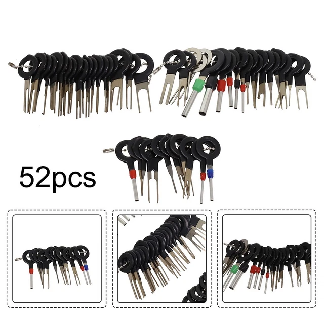 Kit 76 Pièces Outils D'Extraction De Bornes Automobiles - Extracteurs De Connecteurs Électriques Avec Étui De Rangement