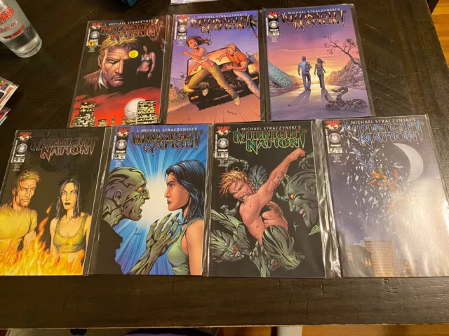 Midnight Nation 1-7 Complete Lot Gary Frank Top Cow Image Gemini Ship