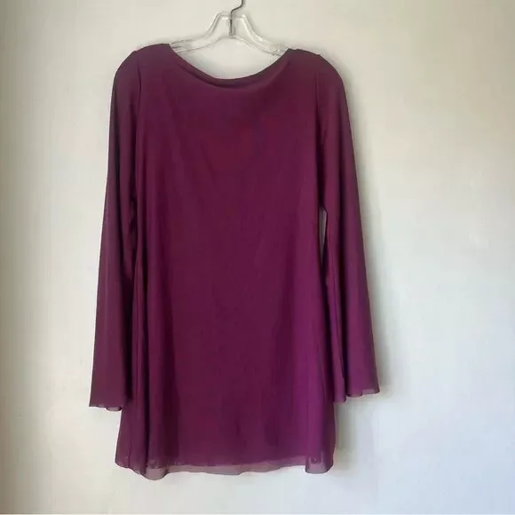 Princess Polly Lukea Mauve Purple Long Sleeve Mini Dress 10