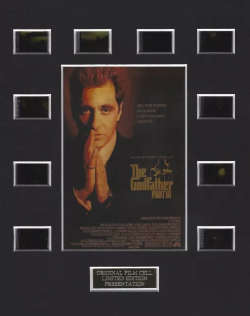 Godfather III (1990) 35mm Movie Film Cell 8x10 Matted Display - w/COA