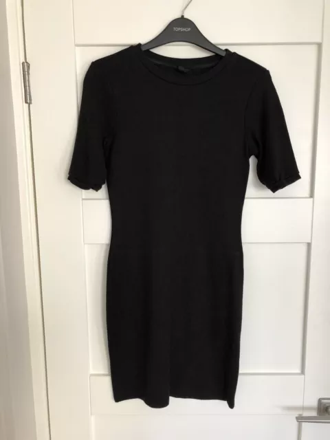 Topshop Black Bodycon Dress Size 10