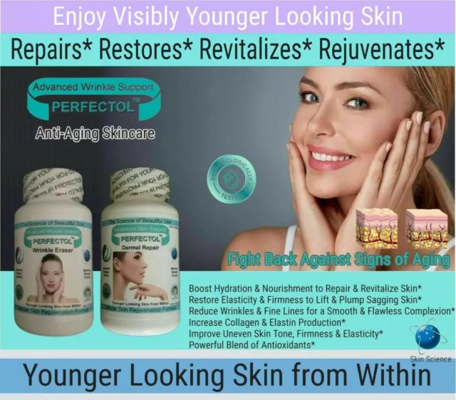 Anti Ageing Support Wrinkle Younger Looking Firm Skin Fine Lines Dermal Repair