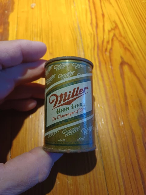 Vintage Bic Lighter Holder Miller High Life Miniature Beer Can 1980s Breweriana