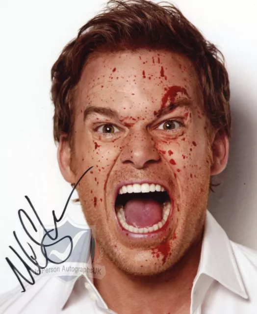 Michael C Hall DEXTER Signed 10x8 Photo OnlineCOA AFTAL