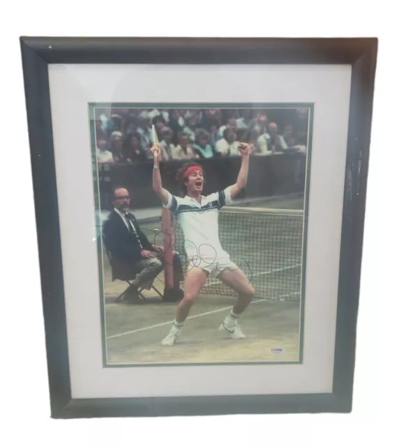 John McEnroe Signed 11X14 Photo Framed PSA/DNA G75183 Autographed