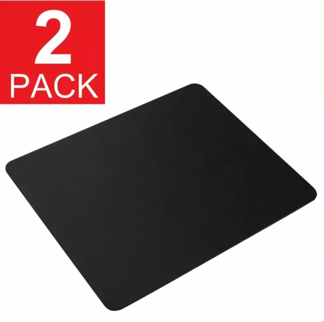 2-Pack Stitched Soft Non Slip Rubber Mat Mouse Pad Laptop Computer PC Optical