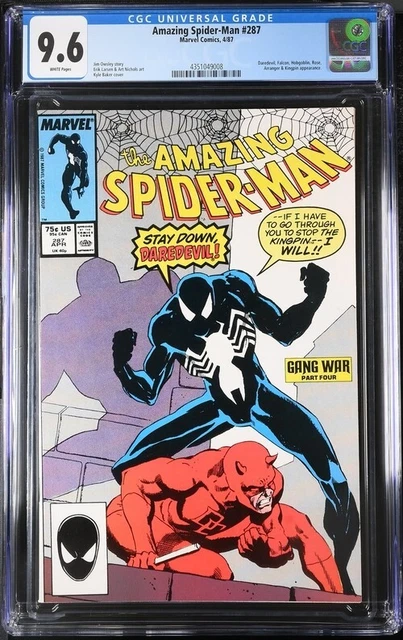 Amazing Spider-Man #287  CGC 9.6   Daredevil  Kingpin  Hobgoblin  Marvel 1987