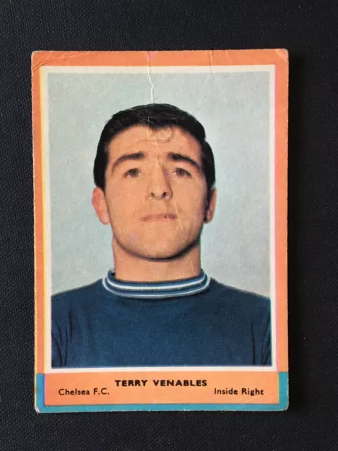 TERRY VENABLES | 1964 A&BC | Fußball Quiz Karten | Serie 1 | Chelsea