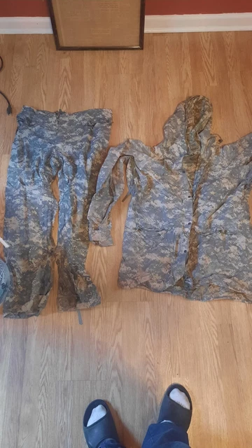 SET of US Army med/reg IMPROVED WET WEATHER RAINSUT ACU Digital Pattern