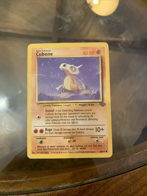 1999 1ST EDITION Cubone PSA 9 Jungle #50/64 Mint Rare First Vintage Pokemon  Card 195.00 - PicClick UK