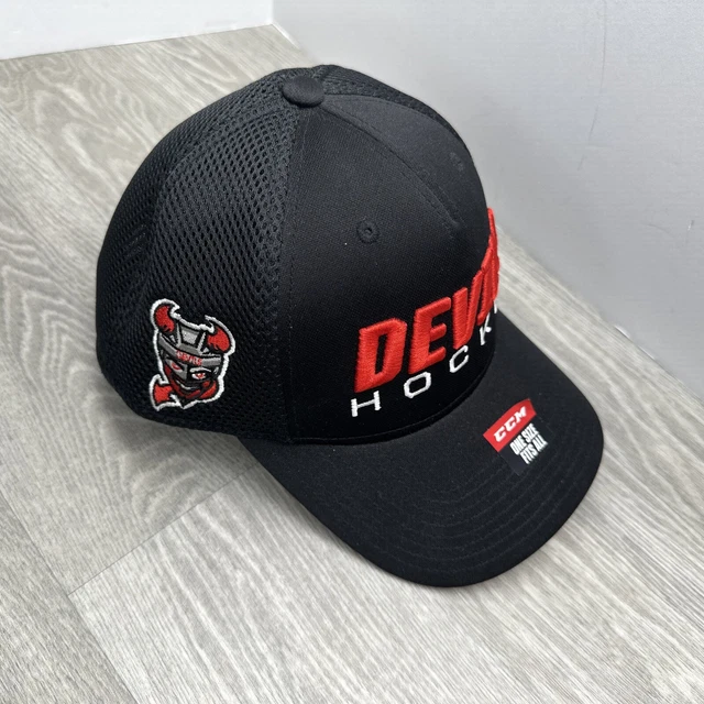 devils hockey snapback Truckers Hat CCM. Side Logo New Tags