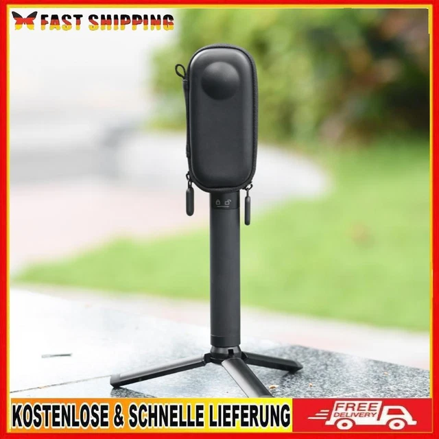 Hartschalen-Schutzhülle PU-Tragetasche für Insta360 One X3/2 (schwarz)