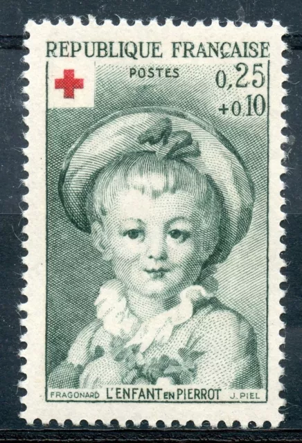Stamp / Timbre France Neuf  N° 1367 ** Croix Rouge / Fragonard