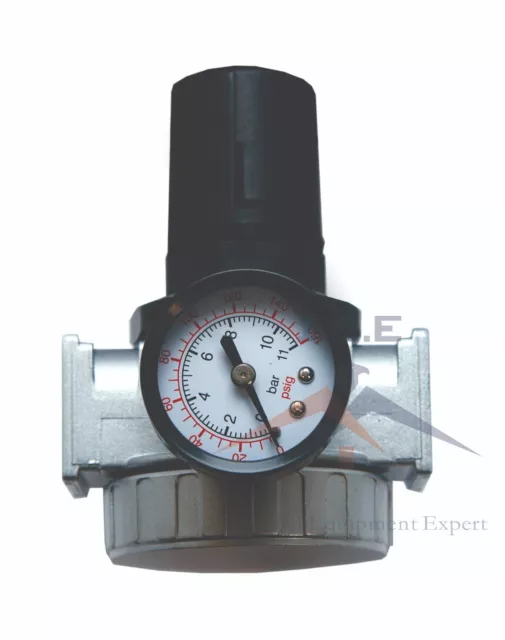 3/8" Air Pressure Regulator for Compressed Air Compressor w/ Gauge