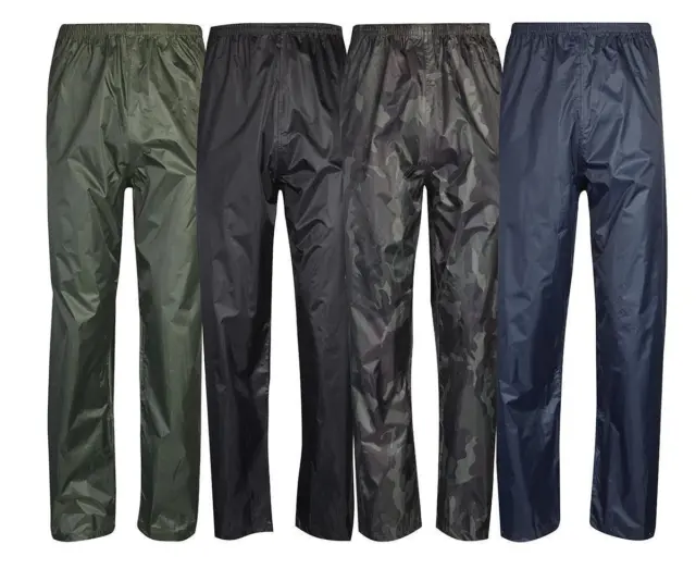 Mens Womens Waterproof Over Trousers | Fishing | Walking | Rain