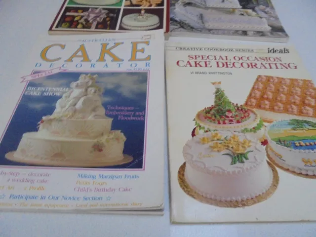 Bulk - 5 Assorted Cake Decorating Cookbooks Womens Weekly Cake Decorating Etc 3