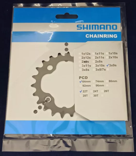 Shimano Deore FC-M590 Chainring 22T 26T 32T 36T 44T 48T