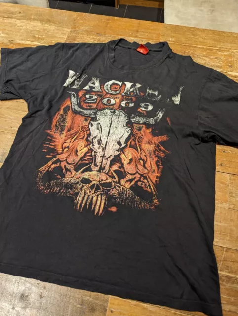 Wacken 20th Anniversary 2009 Tshirt Heaven And Hell Size Large Black Tour Top