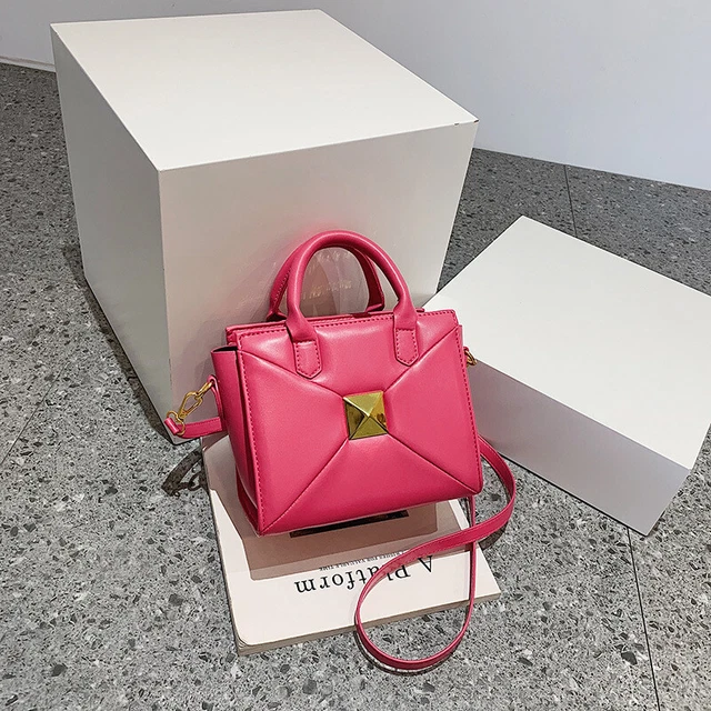 Top Rivet Shoulder Bags for Women Fashion Purse and Handbags Cute Crossbody Bag