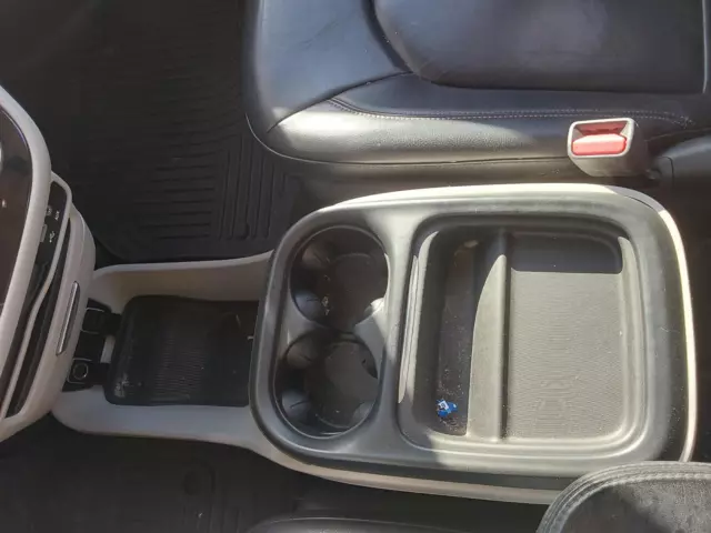 Used Front Lower Center Console fits  2017 Chrysler Pacifica floor w o retractab